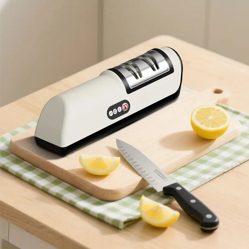 Professional Electric Knife Sharpener — Fast USB-C Charging