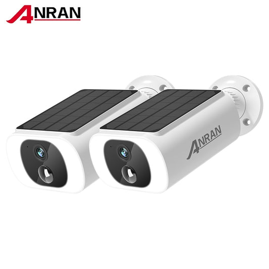 Wireless Solar Security Camera 2K HD with Floodlight & Alarm