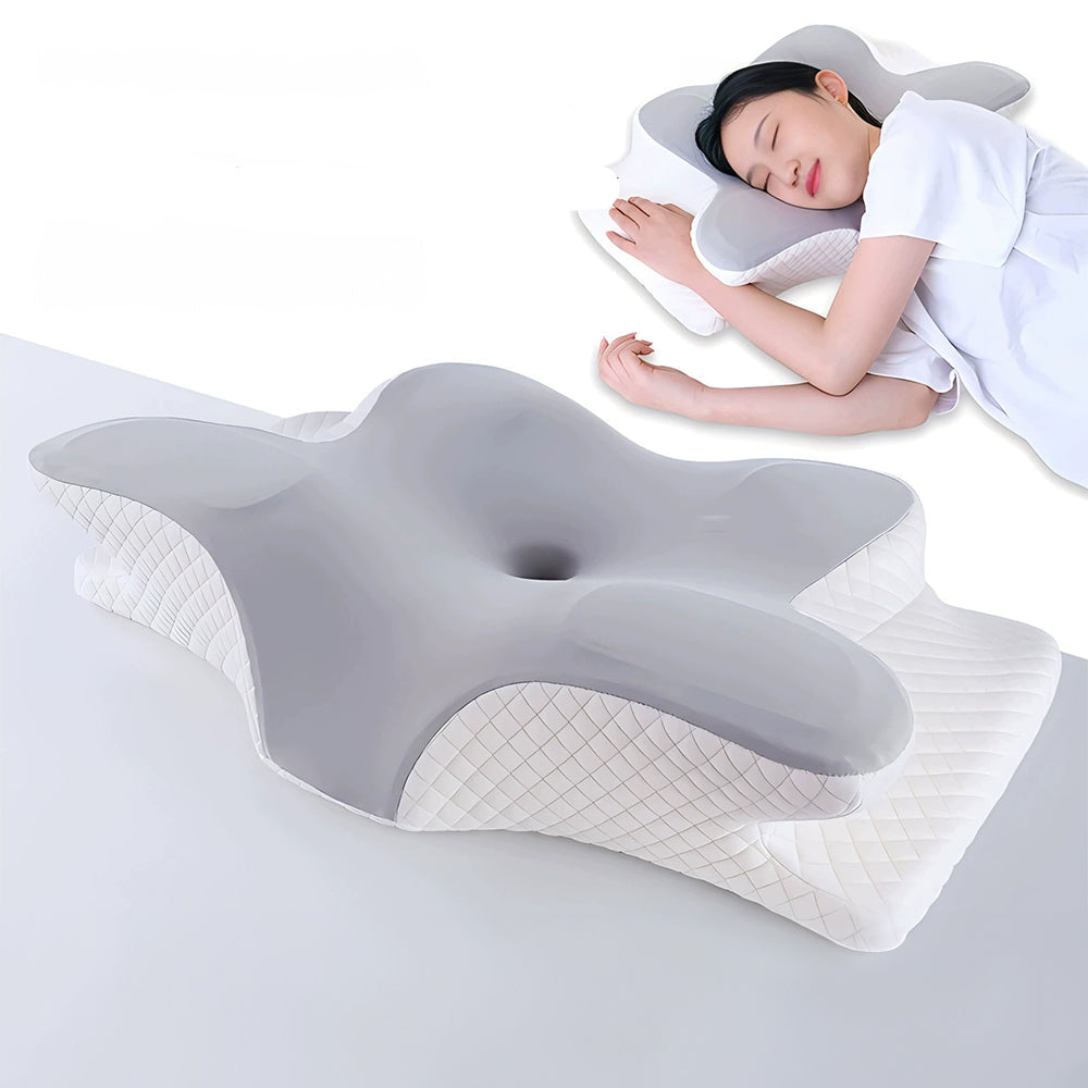 Butterfly Memory Foam Pillow - Cervical Support & Comfort