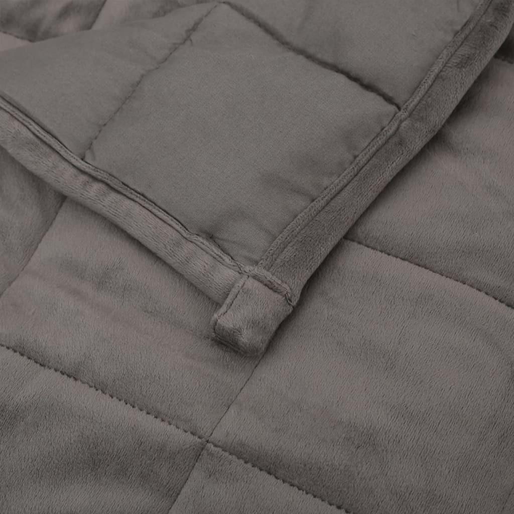 Grey Weighted Blanket 6kg - Single Size Comfort & Relaxation