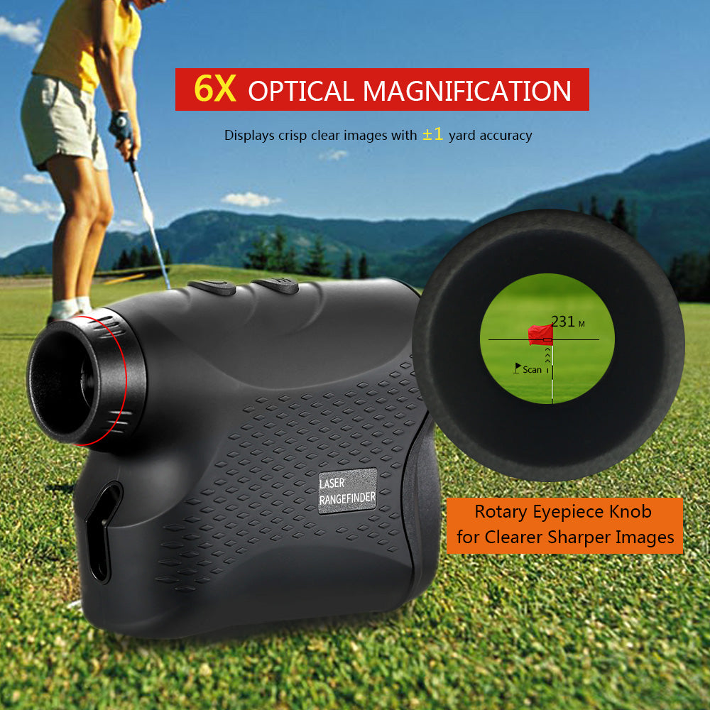 500M Laser Rangefinder for Golf - Portable & Durable Design