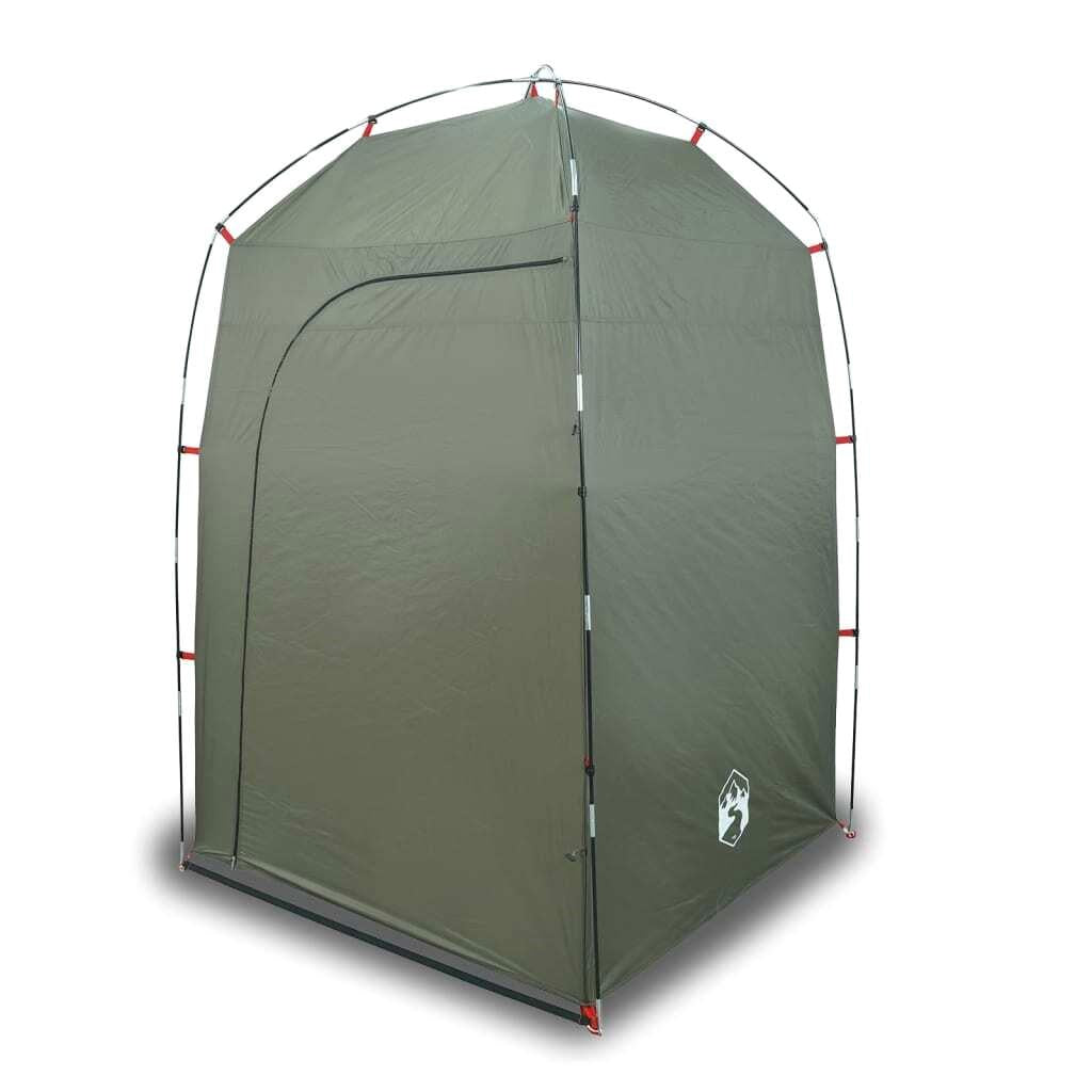 Portable Olive Green Shower Tent - Waterproof Camping Shelter
