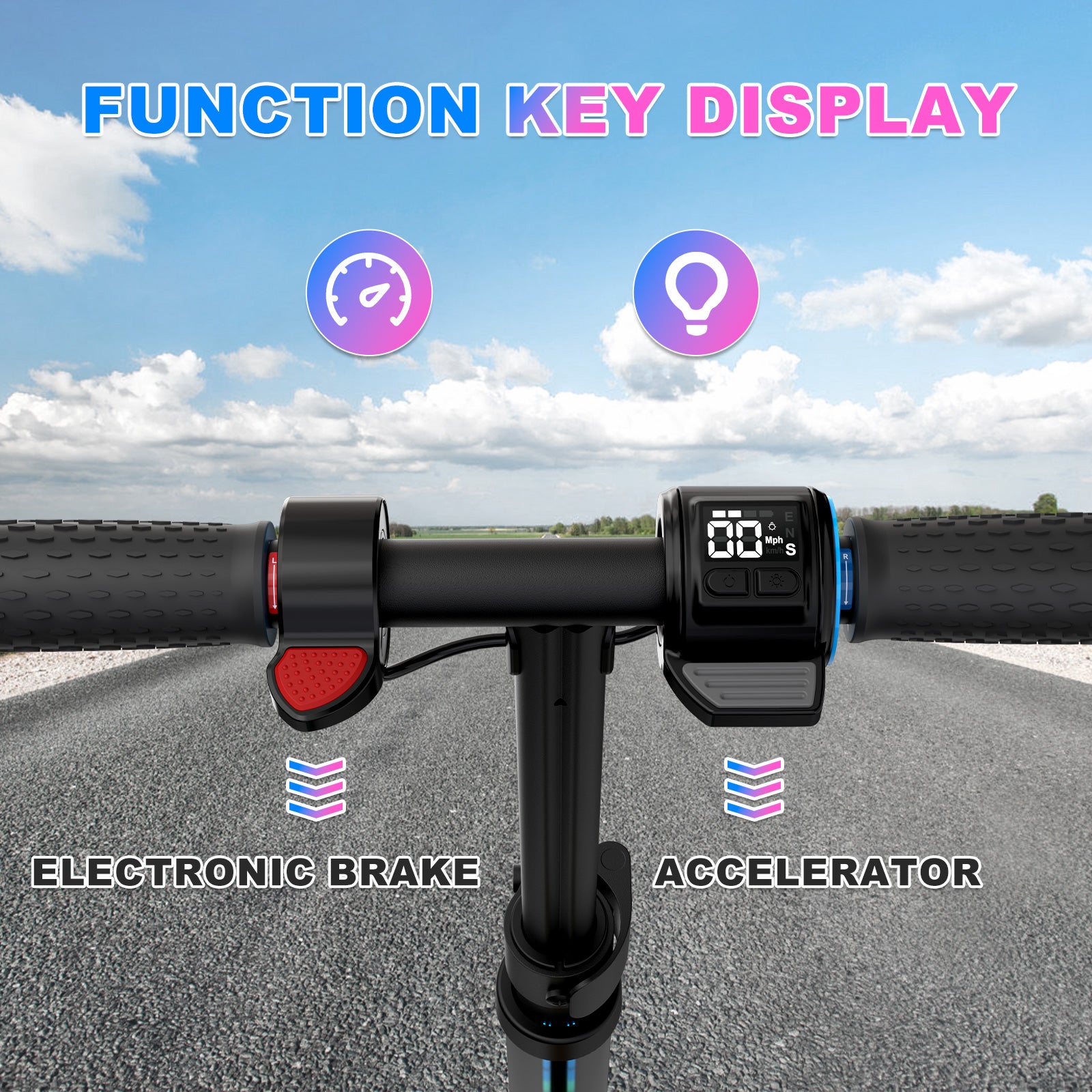 Foldable Kids Electric Scooter - EVERCROSS EV06C, Safe & Fun