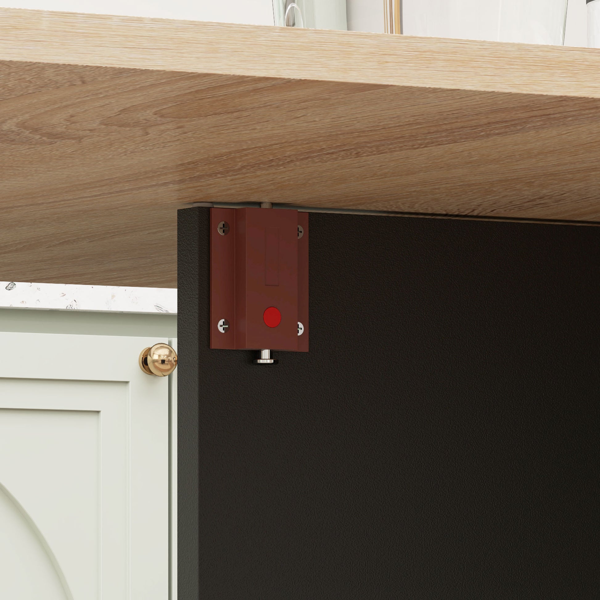 HOMCOM Extendable Dining Table - Mobile Drop Leaf w/ Wheels