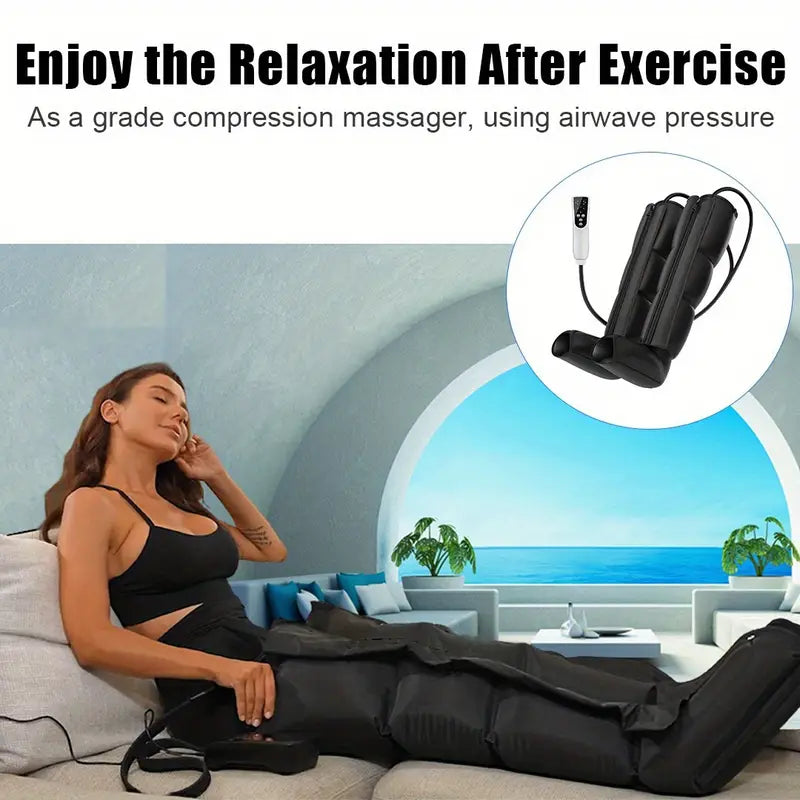Air Pressure Kneading & Squeeze Massager (2-Pack) — Deep Relaxation for Legs & Feet