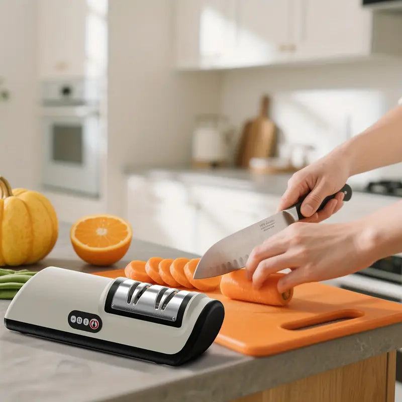 Professional Electric Knife Sharpener — Fast USB-C Charging