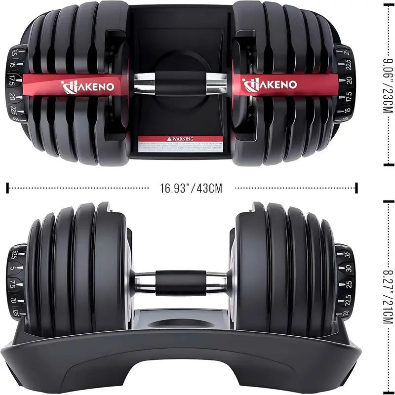 Adjustable Dumbbell 15 Weight In 1