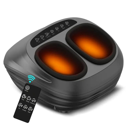 Shiatsu Foot Massager with Soothing Heat — Deep Kneading Relief at Home
