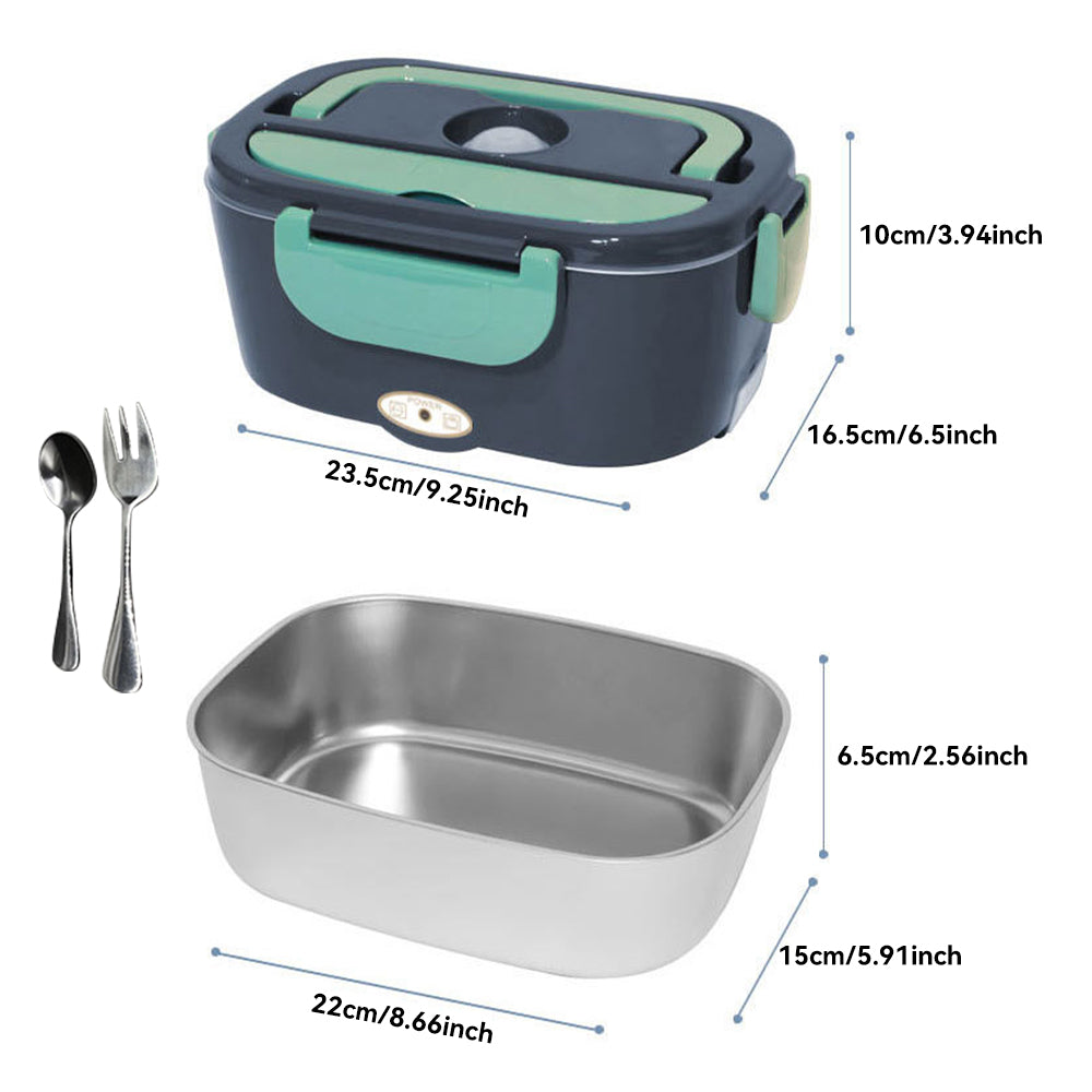 Portable 1.5L USB Lunch Box - Electric Food Warmer & Heater
