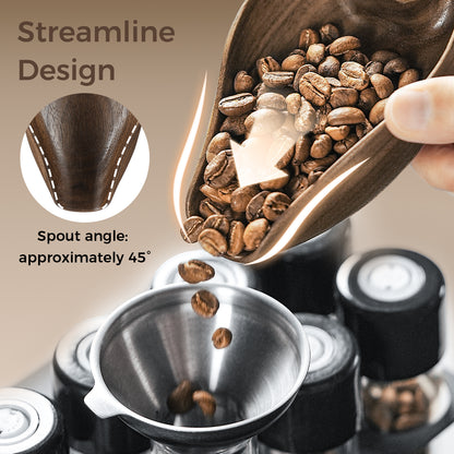 MHW-3BOMBER OVO Coffee Scale Digital Food Kitchen Scale Precise Wooden Bean Scale with Spray Bottle Barista Professional Tool