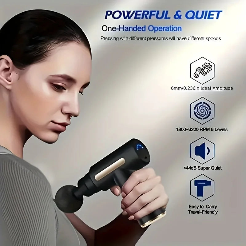 Muscle Massage Gun for Deep Tissue - Handheld Percussion Tool