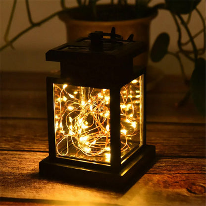 LED Solar Hanging Lanterns - Waterproof Outdoor Garden Lights