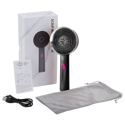 Red Light Hair Comb: Shiatsu Scalp Massager & Anti Hair Loss