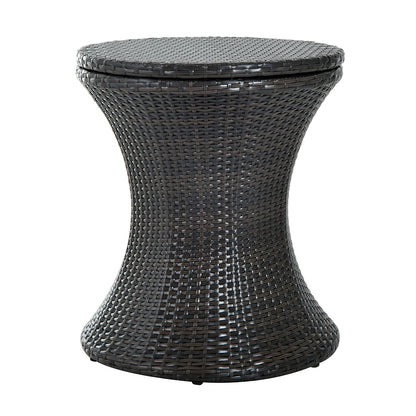 3-in-1 Rattan Cooler Table - Perfect for Outdoor Parties