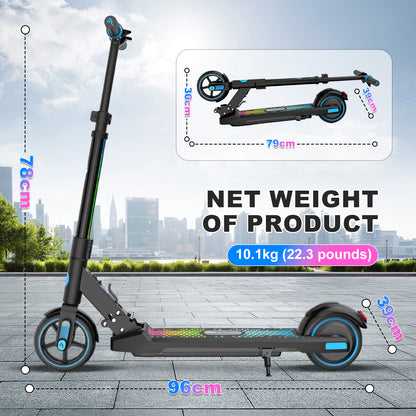 Foldable Kids Electric Scooter - EVERCROSS EV06C, Safe & Fun