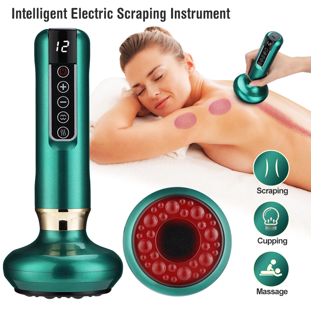 Infrared Heat Cupping Massager: GuaSha & Pain Relief