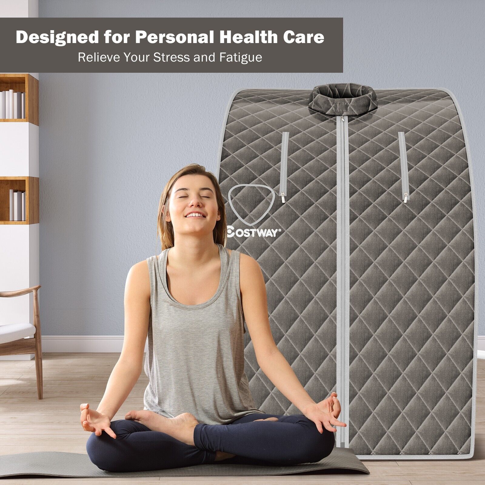 3L Indoor Steam Sauna - Slimming Detox Spa with Remote Control