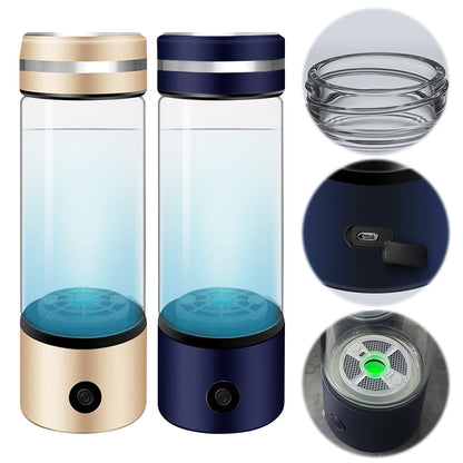 Electric Hydrogen Water Bottle 330ml - Antioxidant & Portable