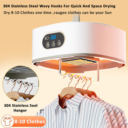 Foldable Electric Clothing Dryer - Quiet & Fast Drying