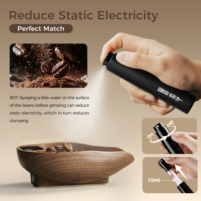 MHW-3BOMBER OVO Coffee Scale Digital Food Kitchen Scale Precise Wooden Bean Scale with Spray Bottle Barista Professional Tool