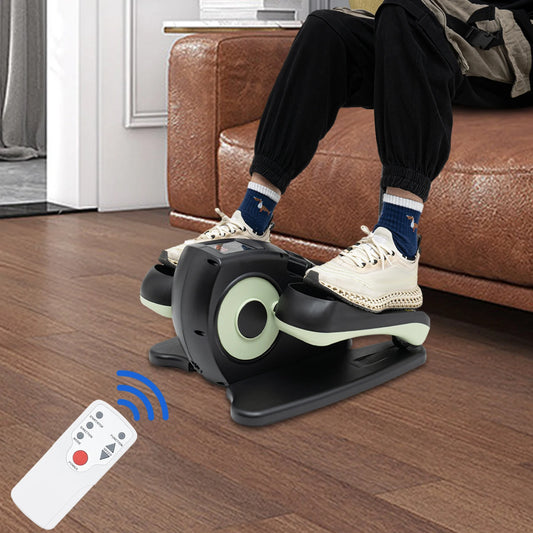Electric Seated Leg Exercise Device - Compact & Remote Controlled
