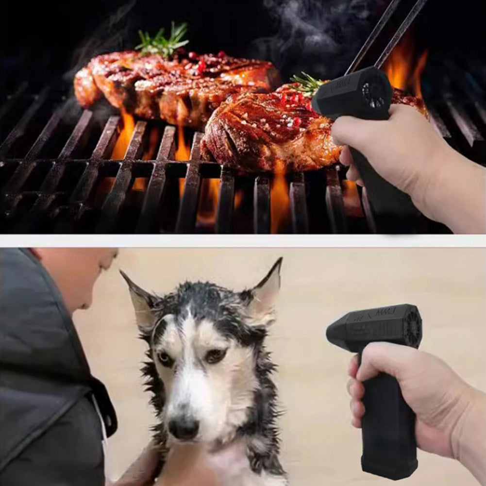 130000RPM Mini Turbo Fan: Portable Dust Blower for PC & BBQ