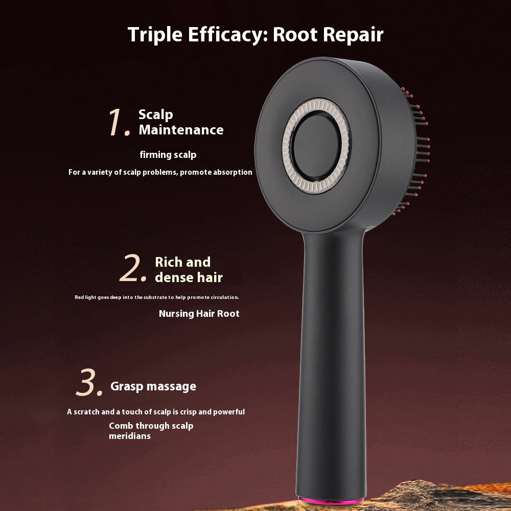 Red Light Hair Comb: Shiatsu Scalp Massager & Anti Hair Loss
