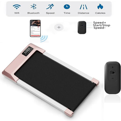 2in1 Walking Pad: Quiet, Portable Treadmill for Home & Office