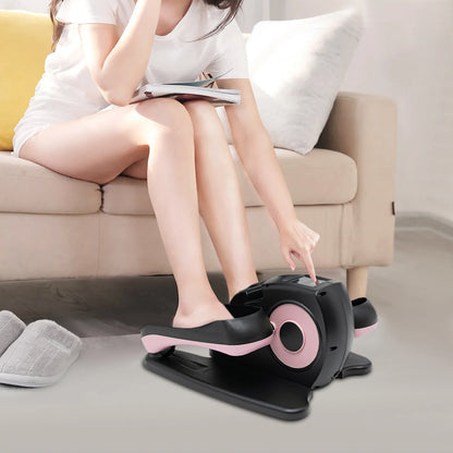 Electric Seated Leg Exercise Device - Compact & Remote Controlled