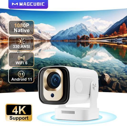Magcubic HY310 4K Projector: Portable, 330 ANSI, Android 11