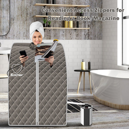 3L Indoor Steam Sauna - Slimming Detox Spa with Remote Control