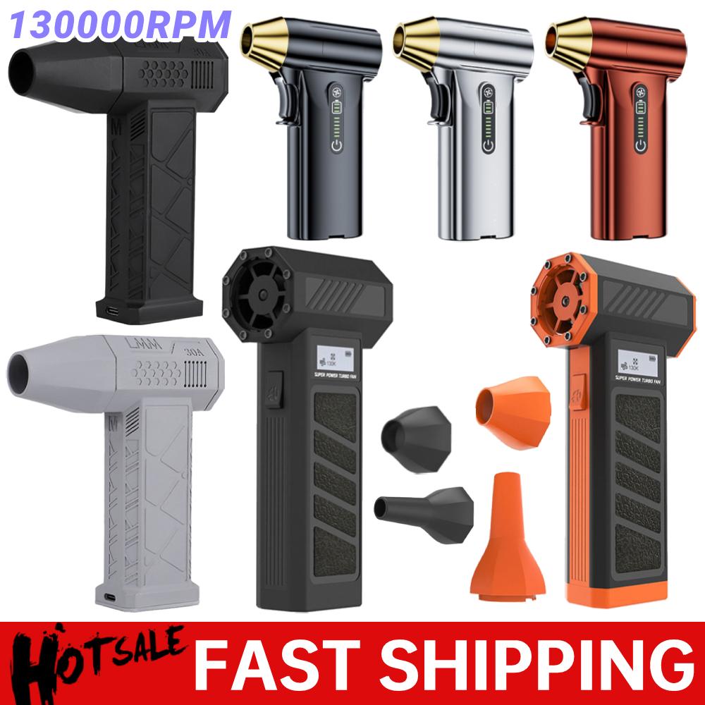 130000RPM Mini Turbo Fan: Portable Dust Blower for PC & BBQ
