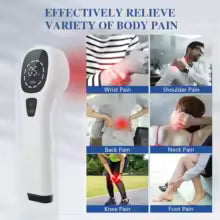 KTS 2x808nm Cold Laser Therapy Device LLLT Physiotherapy Equipment for Relieve Joint and Muscle Pain Promote Faster Wound Healing