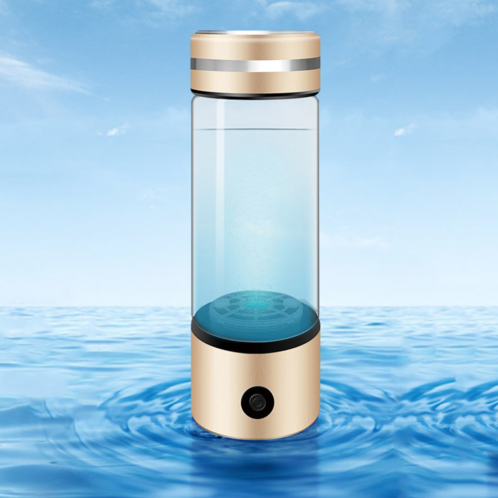 Electric Hydrogen Water Bottle 330ml - Antioxidant & Portable