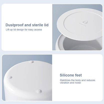 Electric Ultrasonic Cleaner - One-Touch Jewelry & Glasses Care