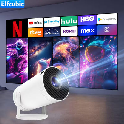 Portable Mini Projector Support 4K UHD