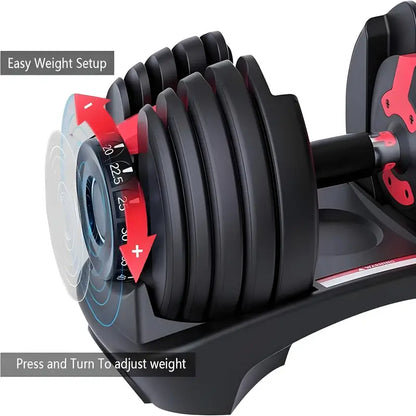 Adjustable Dumbbell 15 Weight In 1