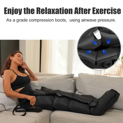 Air Pressure Kneading &amp; Squeeze Massager (2-Pack) — Deep Relaxation for Legs & Feet