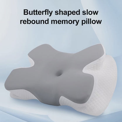 Butterfly Memory Foam Pillow - Cervical Support & Comfort