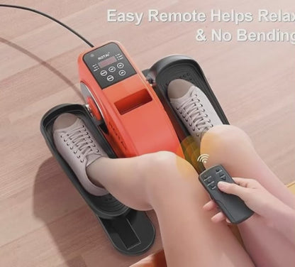 Electric Seated Leg Exercise Device - Compact & Remote Controlled